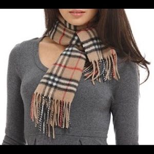 Authentic cashmere Burberry scarf